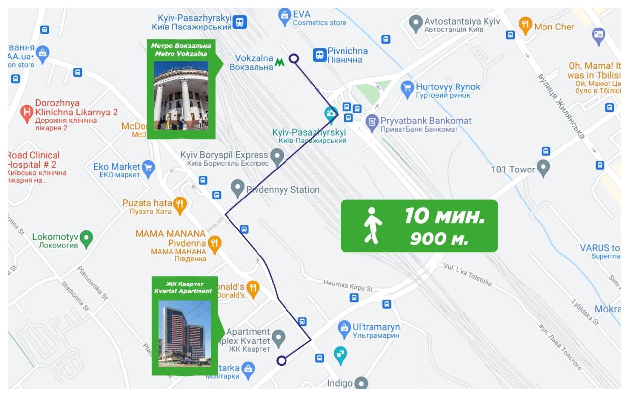 Petrovdom Apartments 23-173 In Rc Kvartet , 16Г Vasyl Lypkivskyi Street Kiev Eksteriør billede
